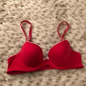 Victoria’s Secret Red Lined Demi Bra